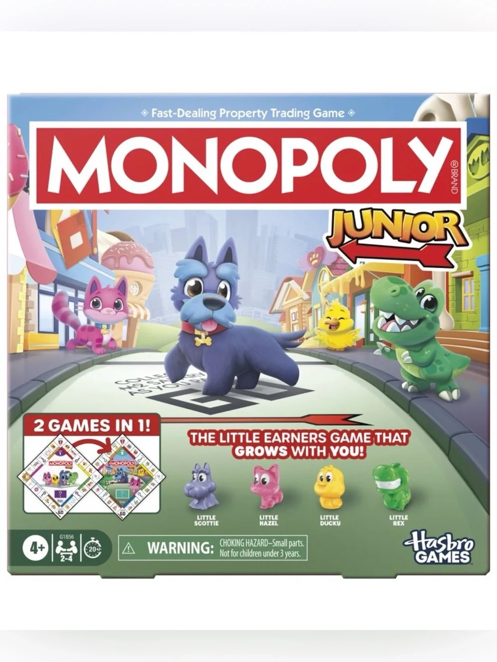 EUC Monopoly Junior Board Game (2 in 1 Game)